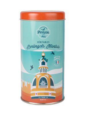 Boite fer berlingot nantais orange la tour lu nantes