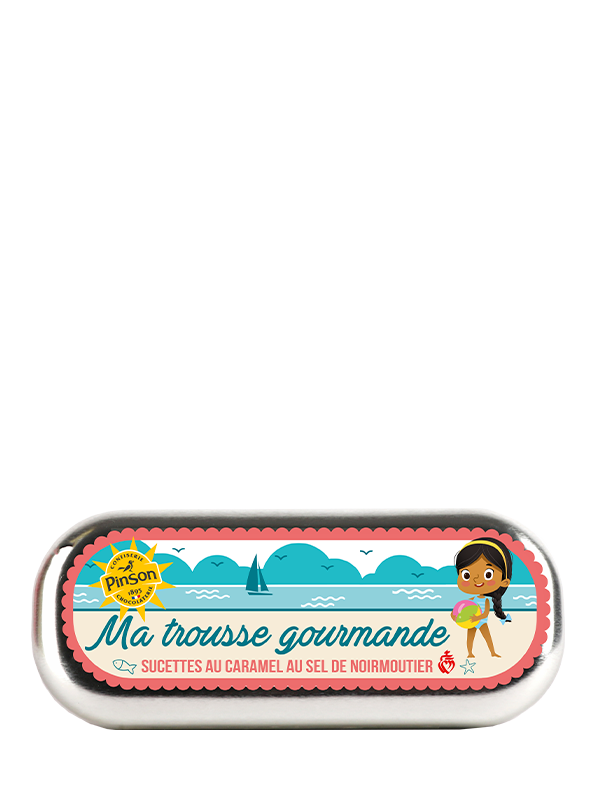 Plumier sucette caramel sel de noirmoutier fille