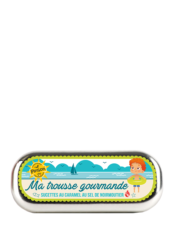 Plumier 8 sucettes caramel sel de noirmoutier gars