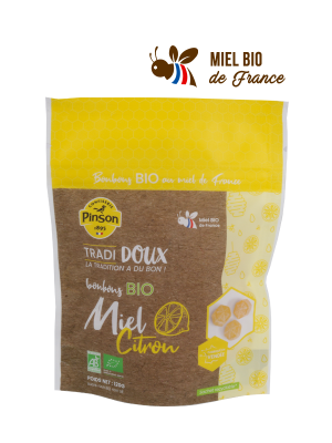 Bonbons bio miel citron