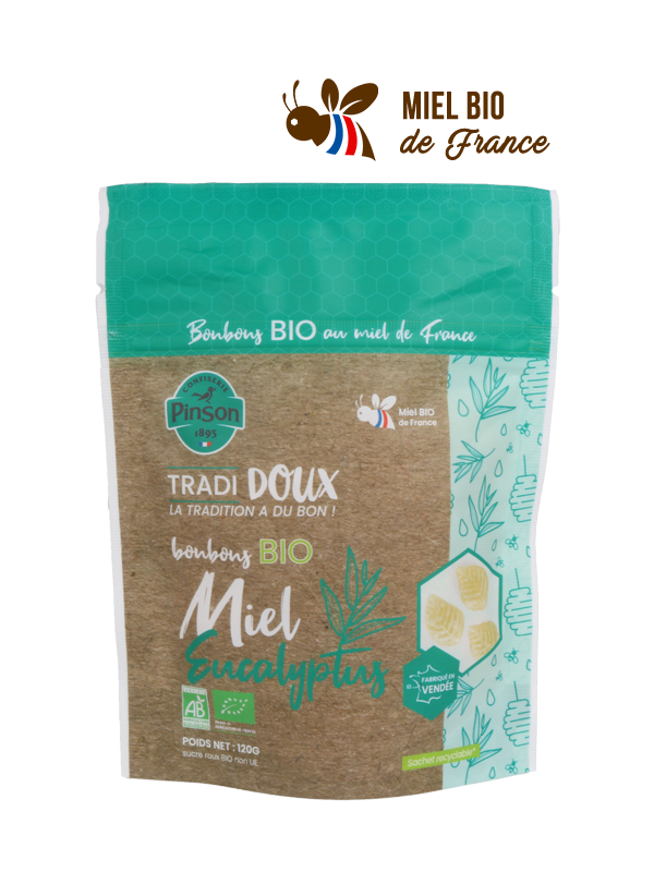 Bonbons bio miel eucalyptus