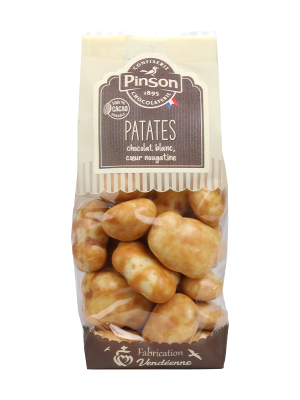 Patates coeur nougatine