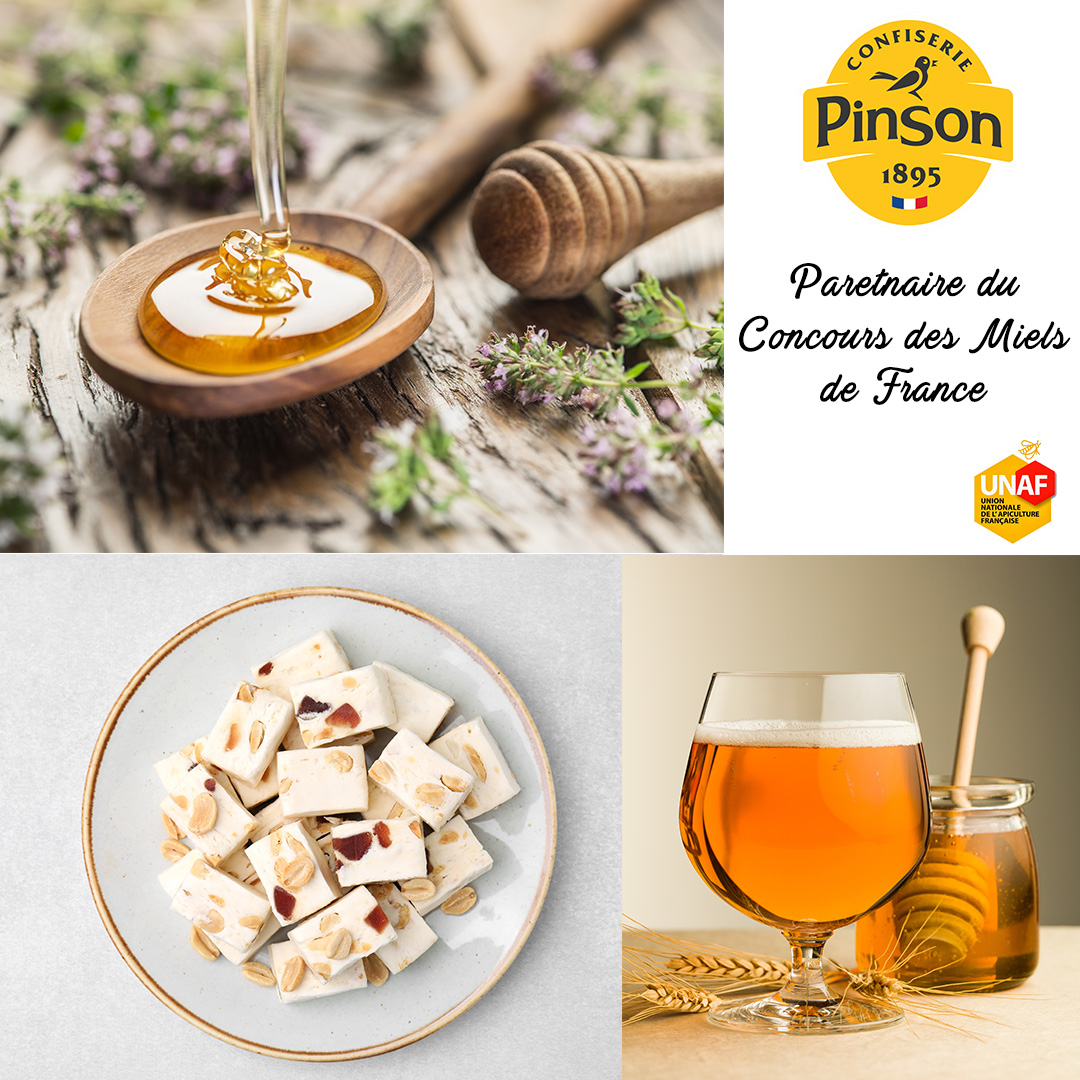 Visuel illustrant notre présence au Concours des Miels de France organisé par l'UNAF