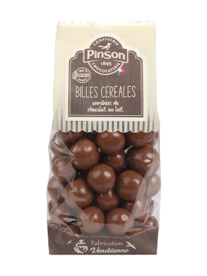 Billes céréales chocolat au lait