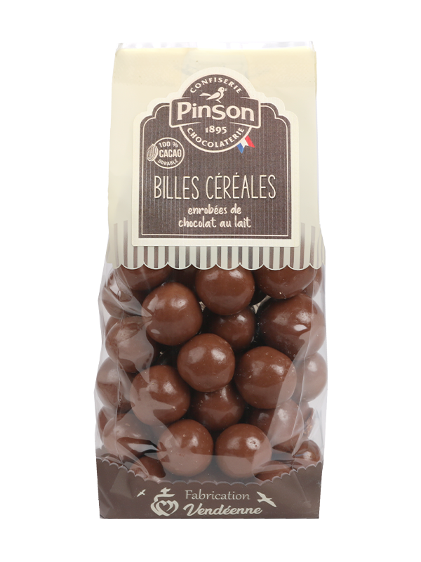 Billes céréales chocolat au lait